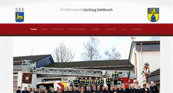 Desktop Screenshot of feuerwehr-dahlbruch.com