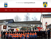 Tablet Screenshot of feuerwehr-dahlbruch.com